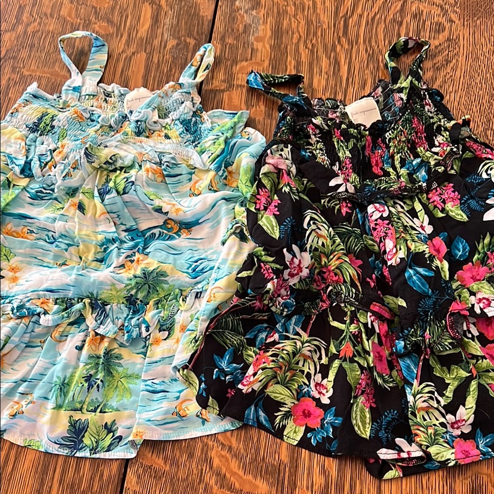 Tropical Hawaiian 3T Dresses